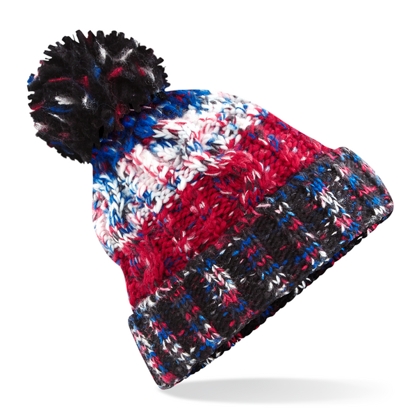 Corkscrew Pom Pom Beanie