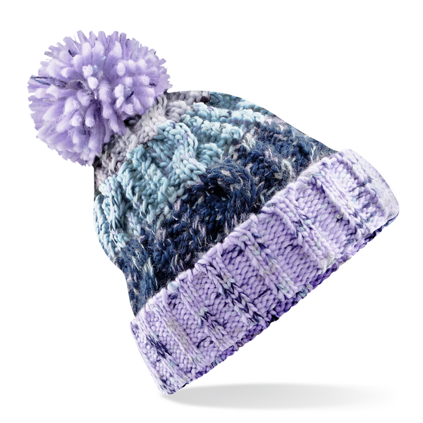 Corkscrew Pom Pom Beanie