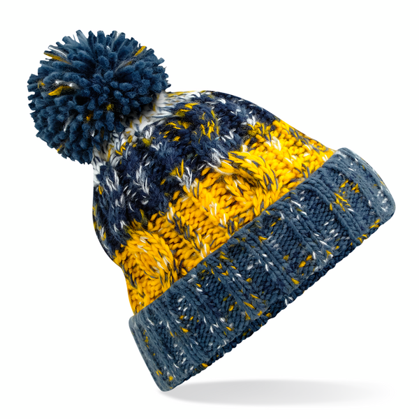 Corkscrew Pom Pom Beanie